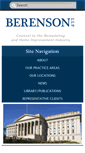 Mobile Screenshot of berensonllp.com
