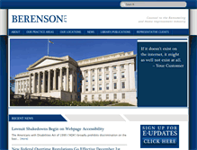 Tablet Screenshot of berensonllp.com